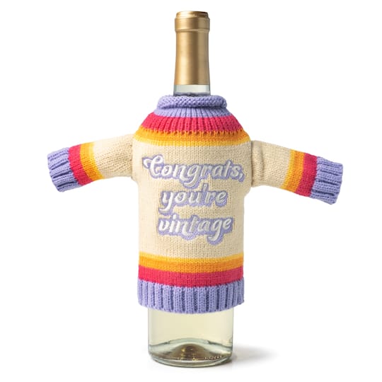 Assorted Two Left Feet® It's Yo Birthday Wine & Bottle Sweater, 1pc.